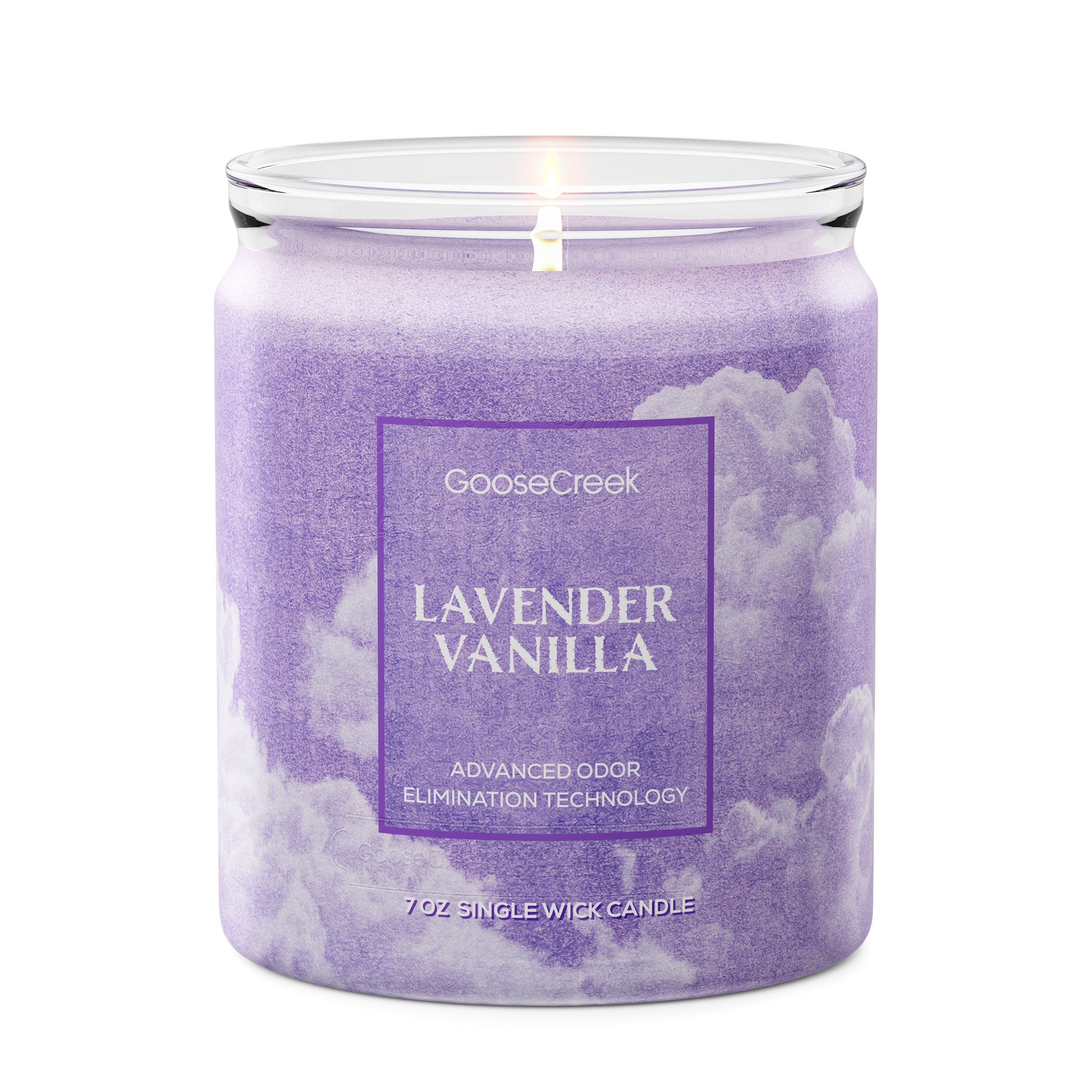 Lavender Vanilla Odor Eliminating 7oz Single Wick Candle